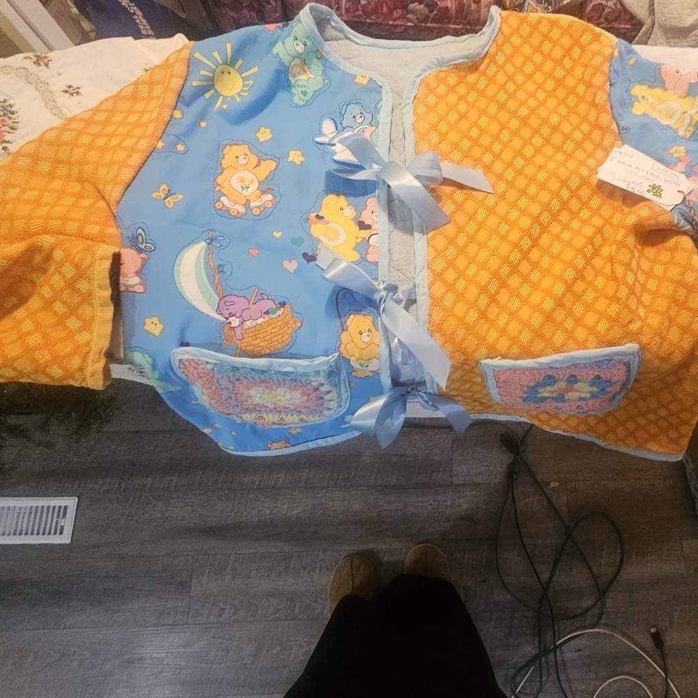 Vintage Carebears Quilted Cardigan